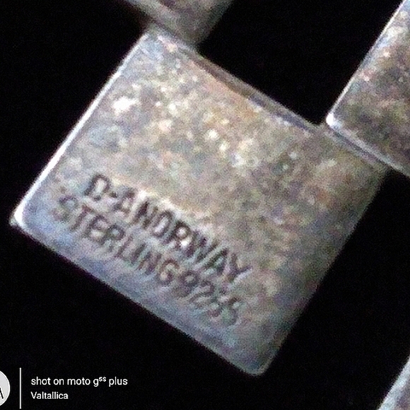 c1960s David Anderson - Norway Sterling Silver Modernist Brooch Pin VINTAGE - Picture 8 of 16